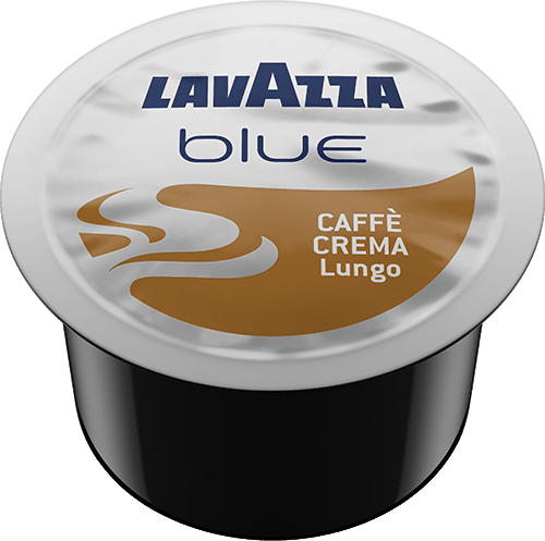 100 capsules originales de café lavazza BLUE CREMA LUNGO / CAFFE CREMA  DOLCE