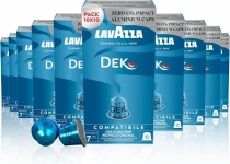 150 capsules café aluminium Lavazza DEK compatibles NESPRESSO