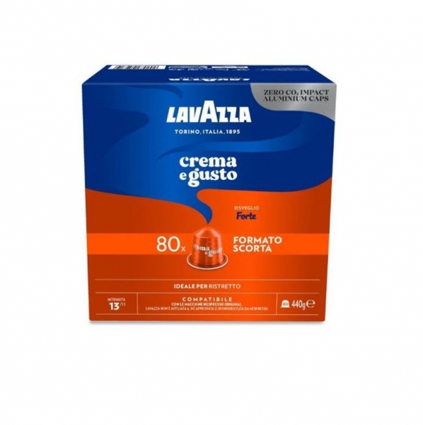 720 capsules café aluminium Lavazza CREMA GUSTO FORTE compatibles NESPRESSO - Img 1